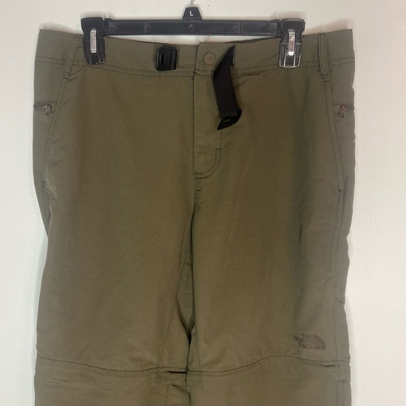 The North Face Green Convertible Hiking Outdoor Walking Pants Size 32 - Picture 5 of 16